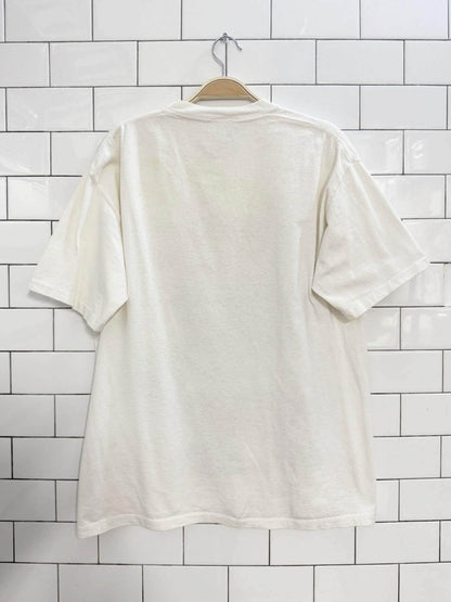 vintage 90s jkb lifeguard cat art graphic tee | made in USA - good market thrift store