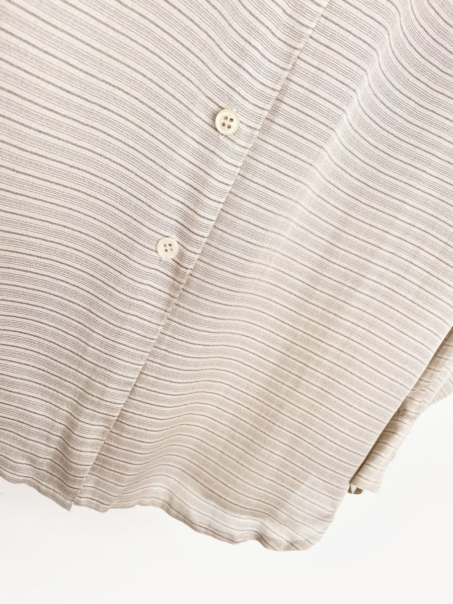 vintage 90s jones new york 100% silk full button shirt - good market thrift store