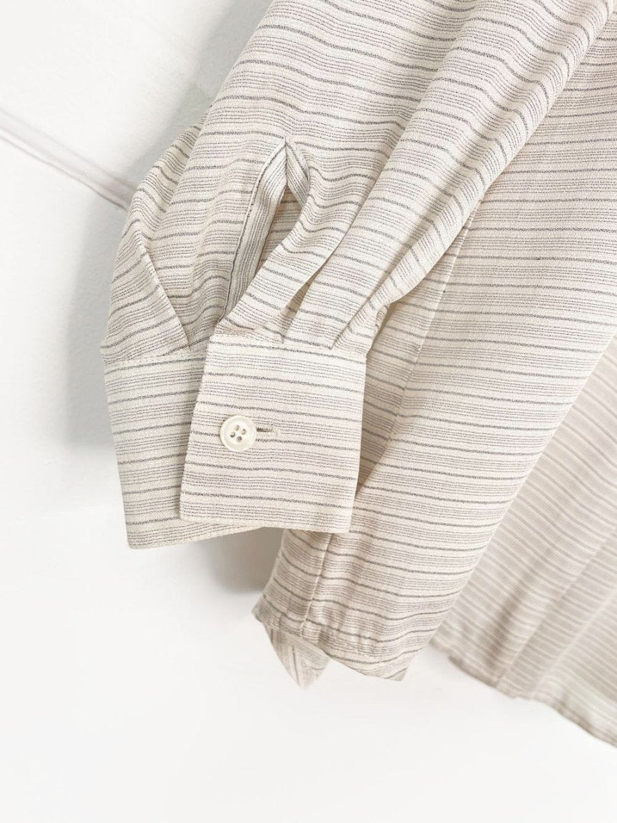 vintage 90s jones new york 100% silk full button shirt - good market thrift store