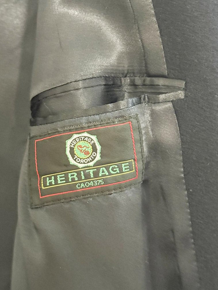 vintage 90s joseph hoyle 100% lambswool overcoat | woven in england - good market thrift store