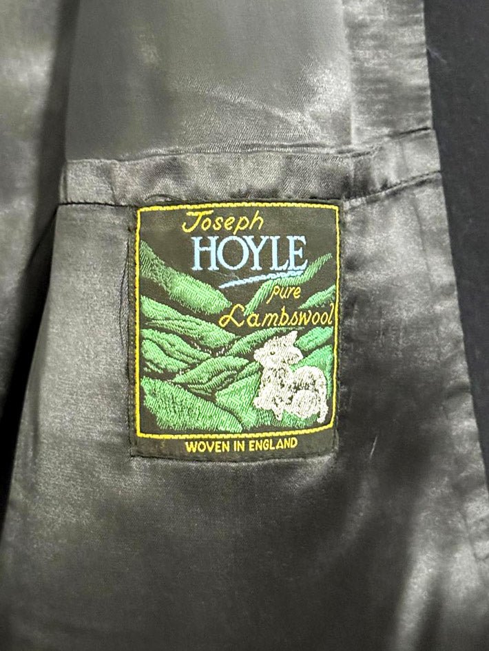 vintage 90s joseph hoyle 100% lambswool overcoat | woven in england - good market thrift store