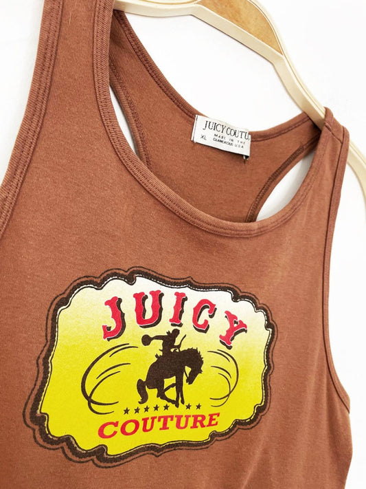 vintage 90s juicy couture western rodeo cowboy tank top | made in usa - good market thrift store