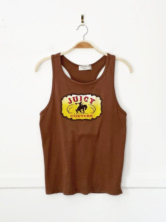 vintage 90s juicy couture western rodeo cowboy tank top | made in usa - good market thrift store