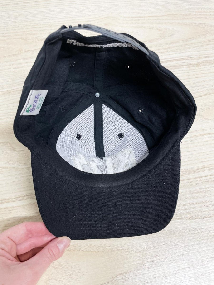 vintage 90s kiss alive tour metallic embroidered hat | head to toe - good market thrift store