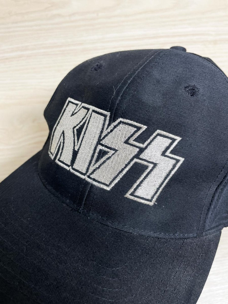 vintage 90s kiss alive tour metallic embroidered hat | head to toe - good market thrift store