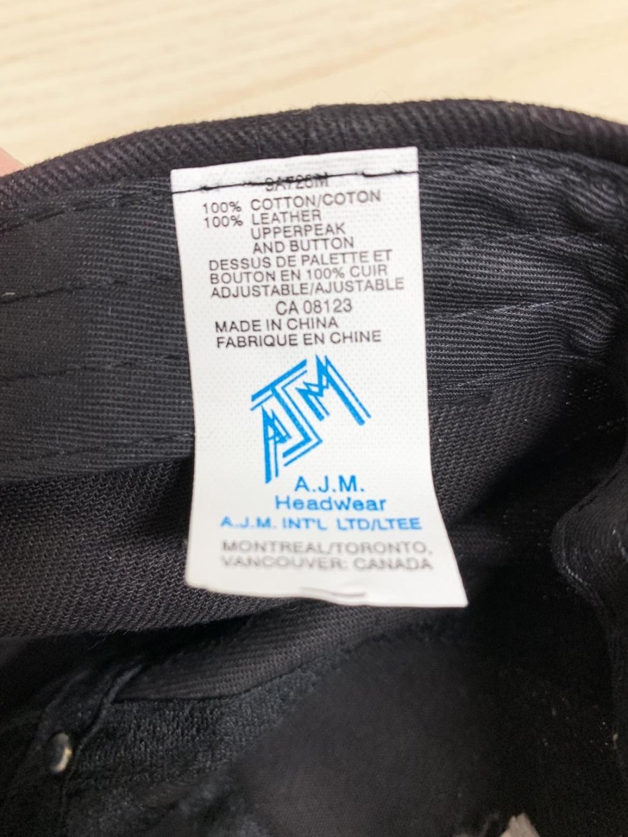 vintage 90s kiss destroyer tribute merch leather brim cap | AJM - good market thrift store