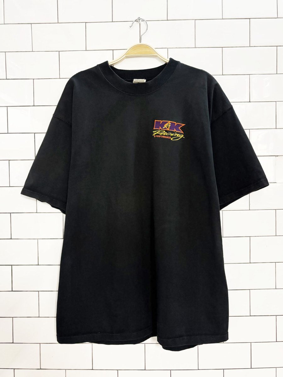vintage 90s k&k racing and performance heavy cotton tee - good market thrift store