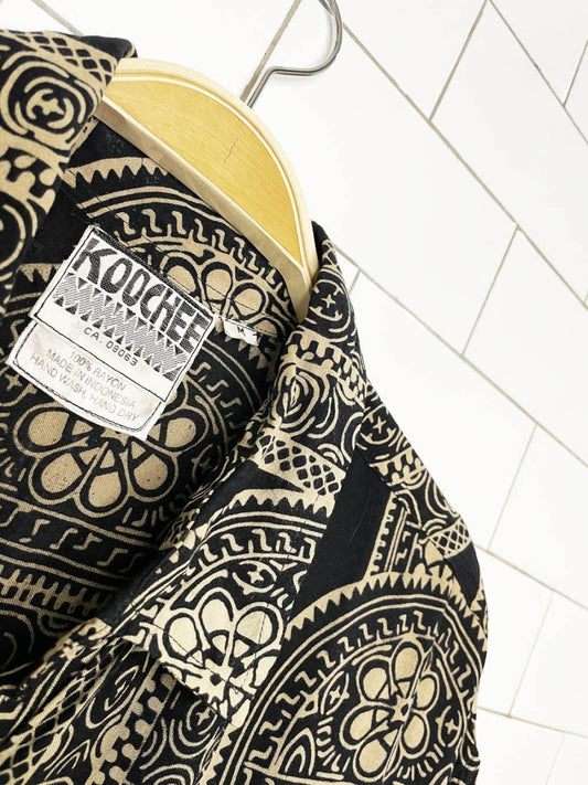 vintage 90s koochee cabana shirt - good market thrift store