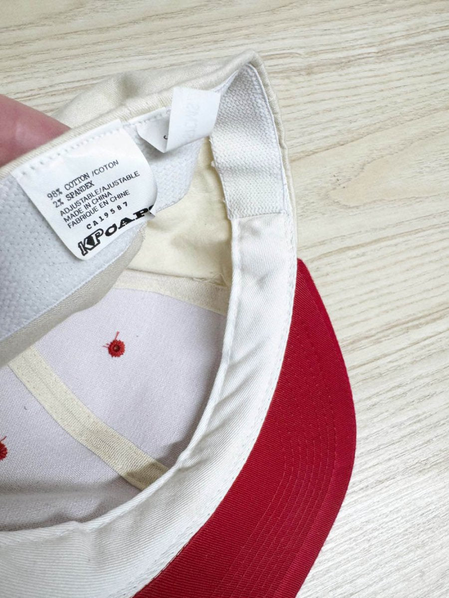 vintage 90s kp caps baseball two tone fullback hat - good market thrift store