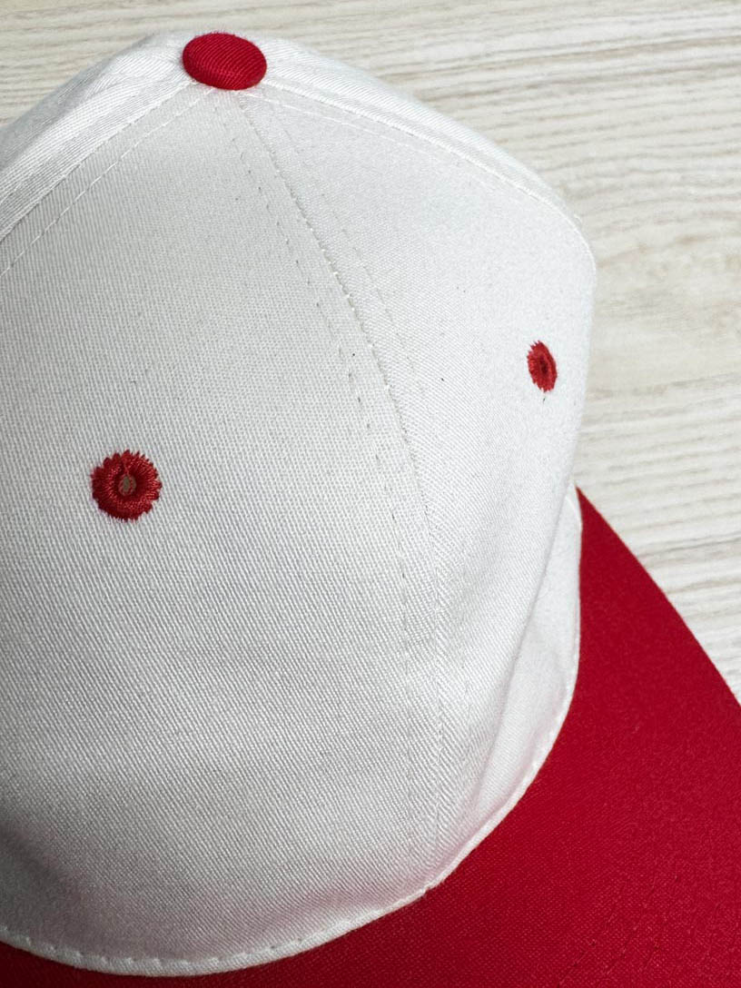 vintage 90s kp caps baseball two tone fullback hat - good market thrift store
