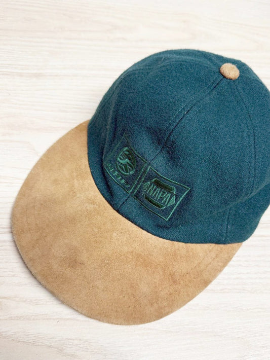 vintage 90s kp caps suede brim wool - blend cap | uab napa - good market thrift store