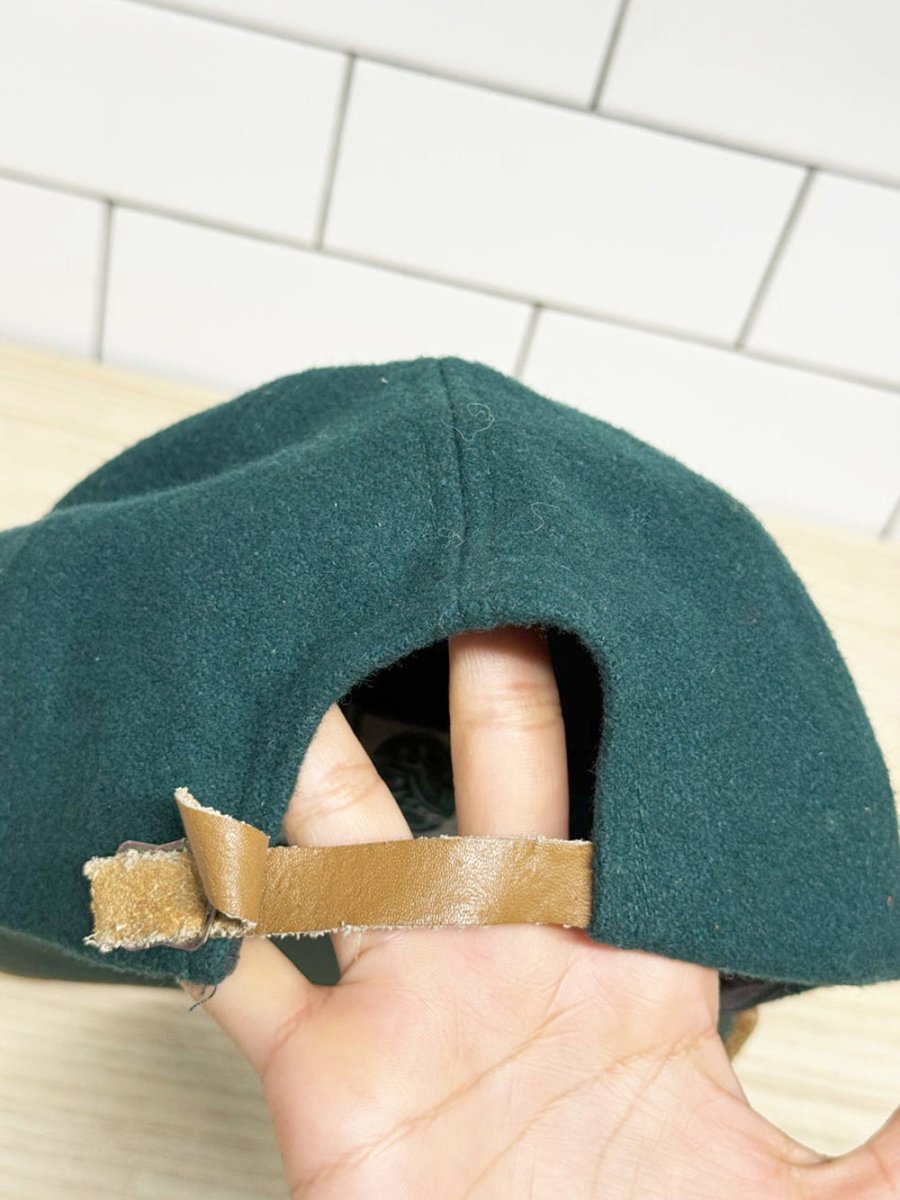 vintage 90s kp caps suede brim wool - blend cap | uab napa - good market thrift store