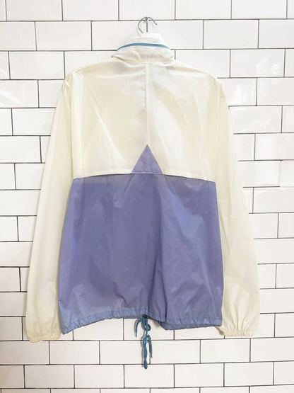 vintage 90s kway two tone windbreaker jacket - good market thrift store