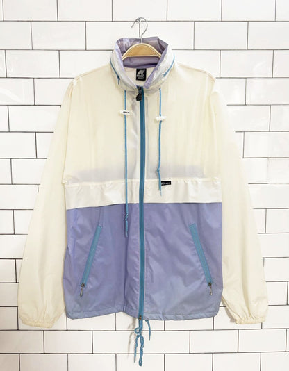 vintage 90s kway two tone windbreaker jacket - good market thrift store