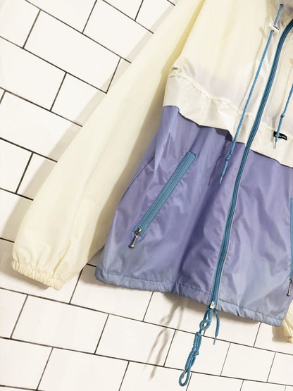 vintage 90s kway two tone windbreaker jacket - good market thrift store