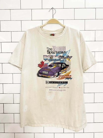 vintage 90s le'baron sportsman k&k racing tee - good market thrift store