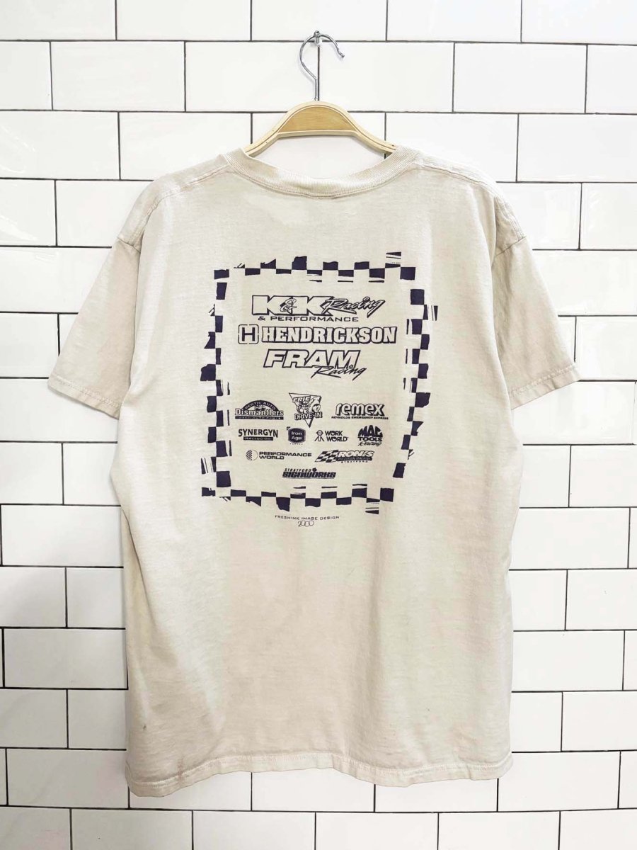 vintage 90s le'baron sportsman k&k racing tee - good market thrift store