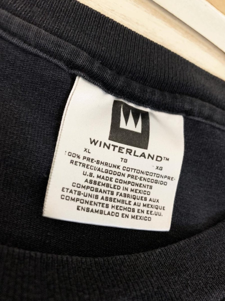 vintage 90s led zeppelin stairway to heaven all over print tee | winterland - good market thrift store