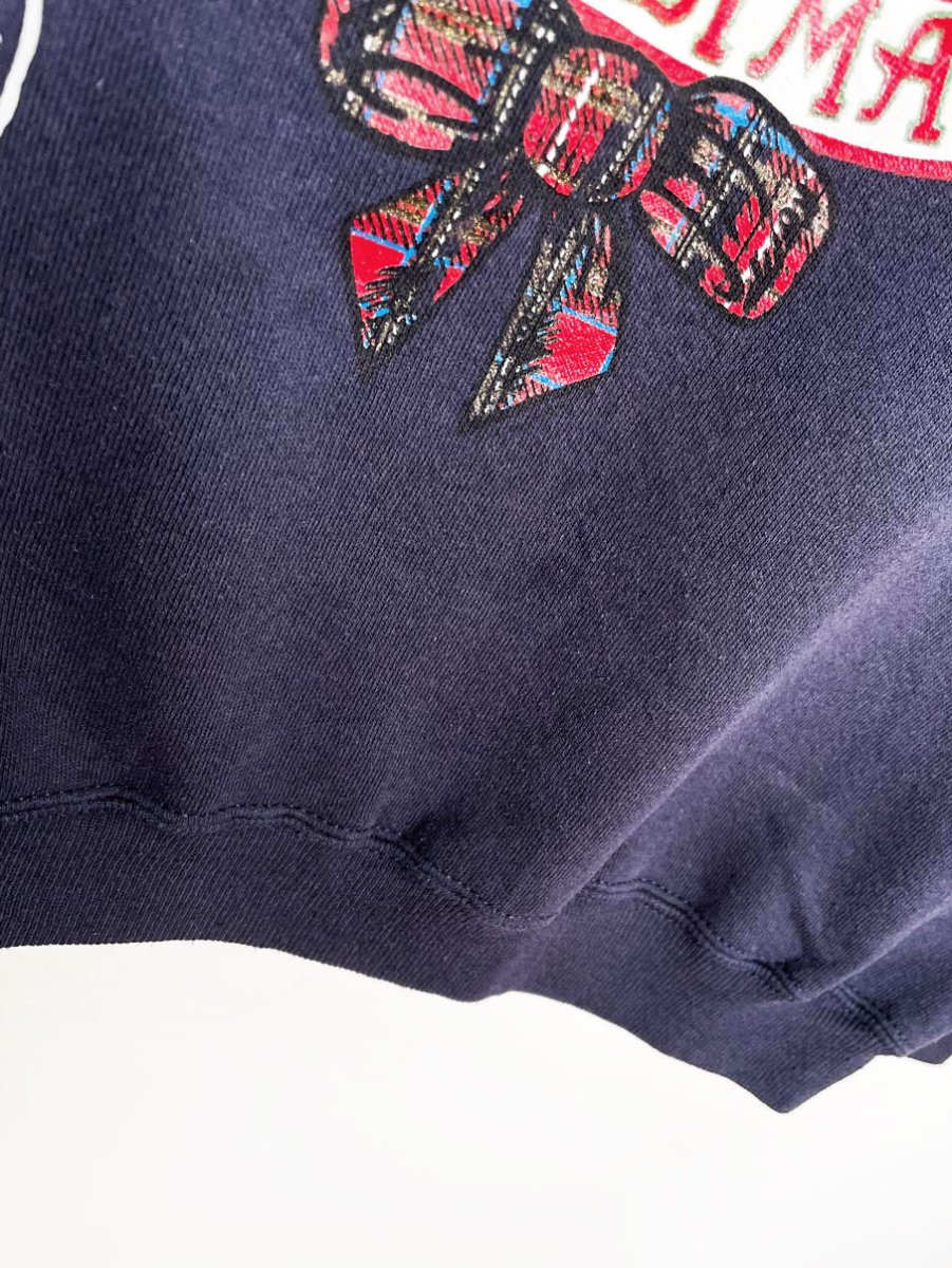 vintage 90s lee beary christmas sweatshirt | made in USA - good market thrift store