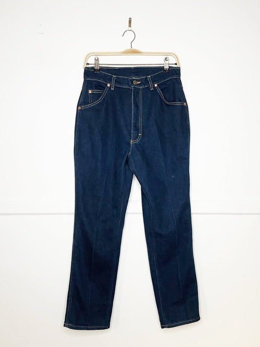 vintage 90s lee high rise stretchy jeans | made in USA - good market thrift store