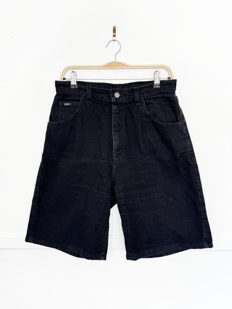 vintage 90s lee long denim jorts | union made in USA - good market thrift store