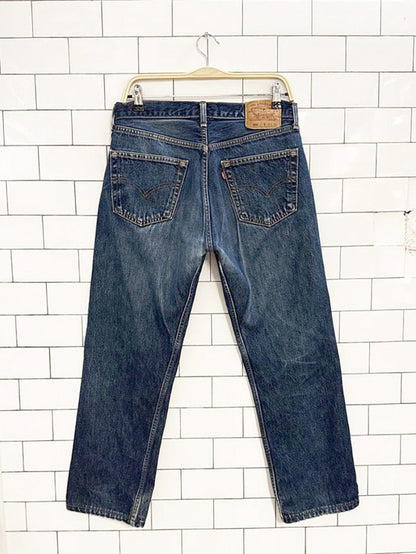 vintage 90s levi's 501 straight leg jeans | made in Canada - good market thrift store