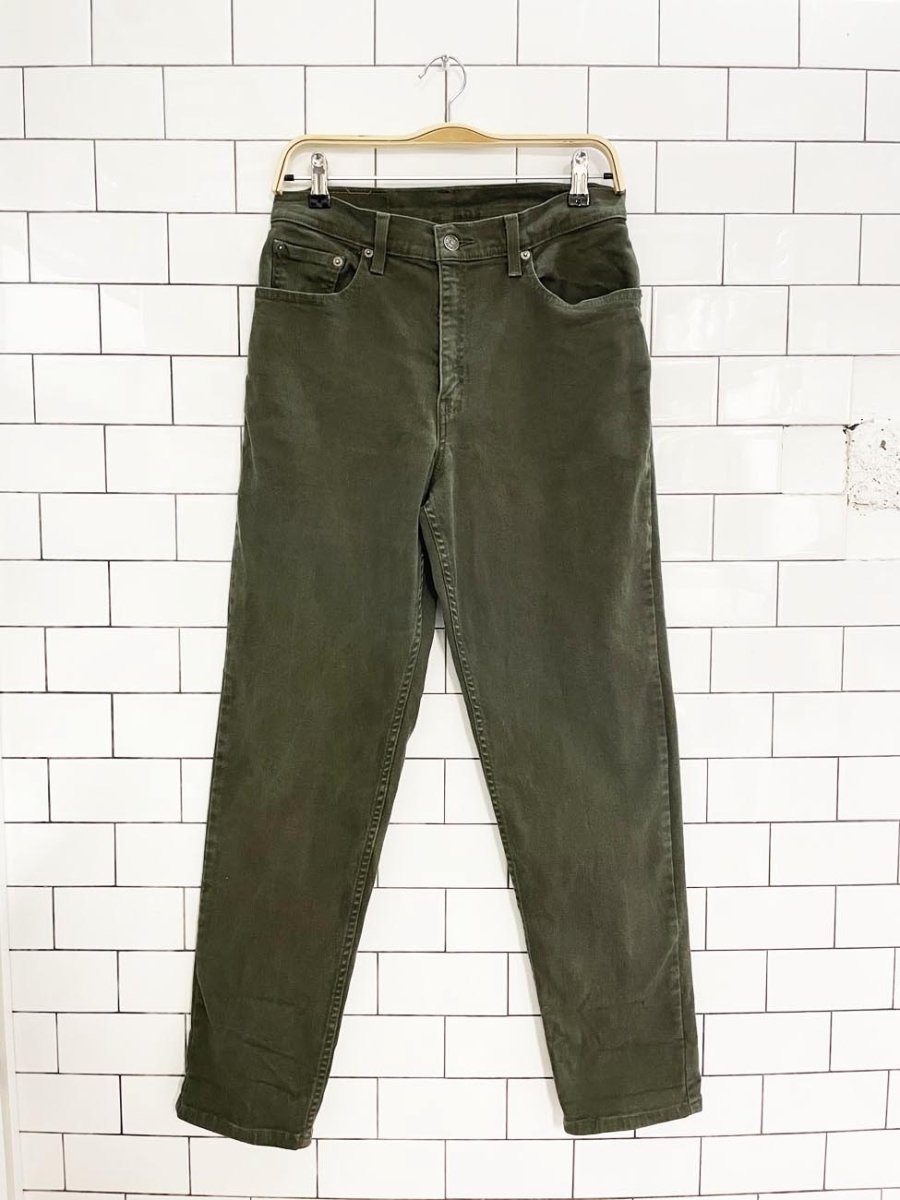 vintage 90s levi's 550 earth tone loose fit jeans - good market thrift store