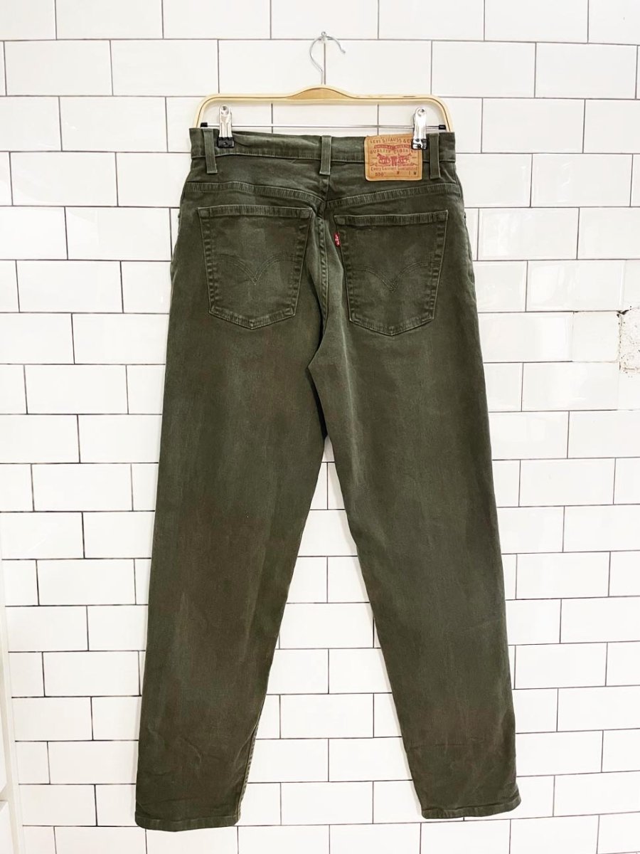 vintage 90s levi's 550 earth tone loose fit jeans - good market thrift store