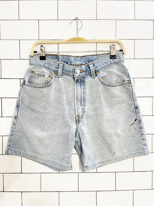 vintage 90s levi's 550 loose denim shorts - good market thrift store