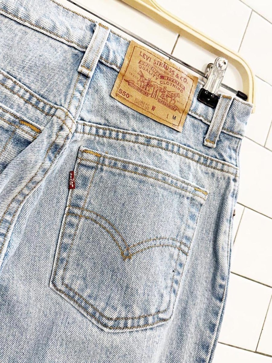 vintage 90s levi's 550 relaxed fit jeans | made in USA - good market thrift store