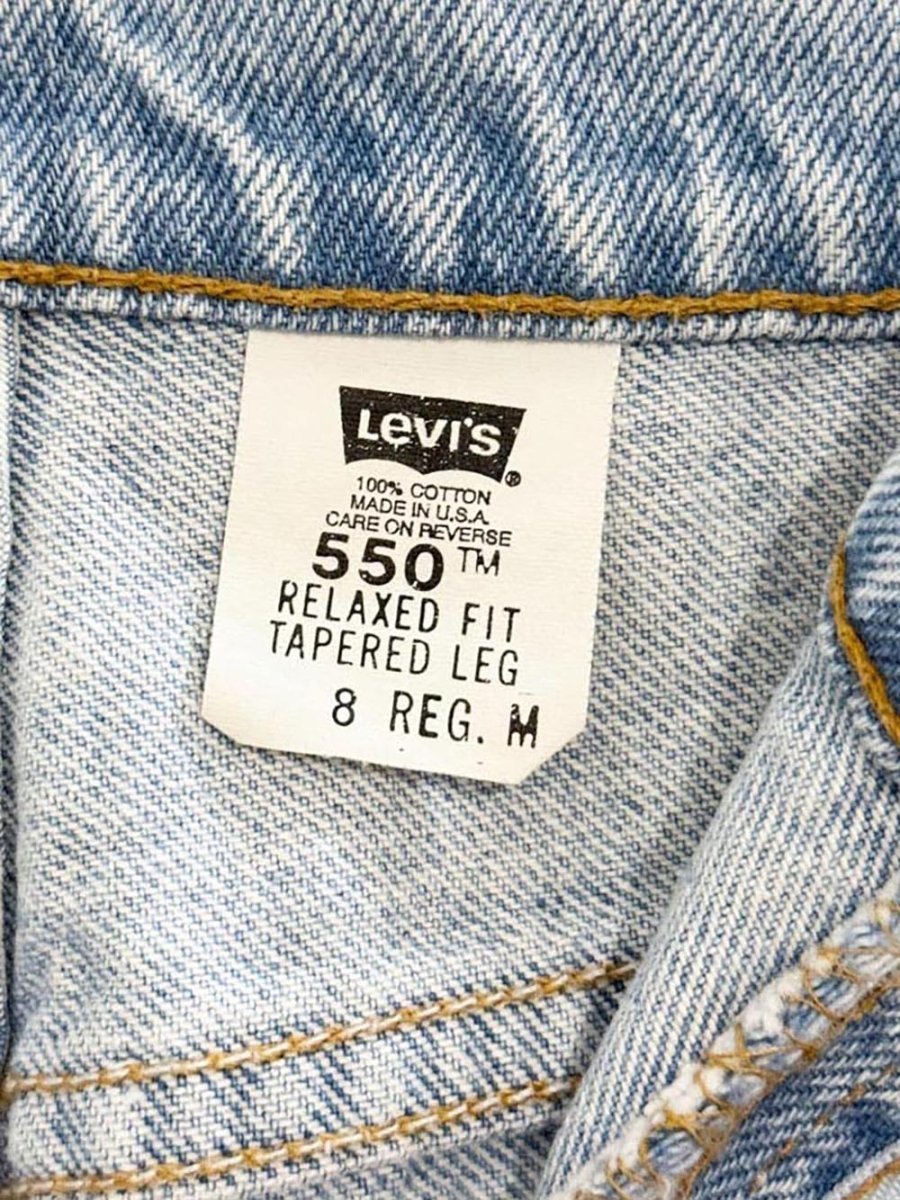 vintage 90s levi's 550 relaxed fit jeans | made in USA - good market thrift store