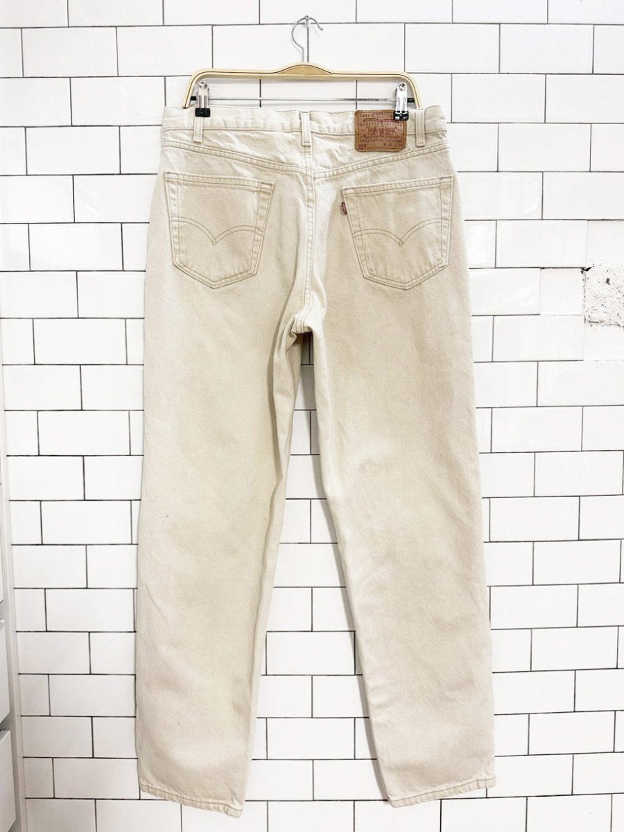 vintage 90s levi's 550 relaxed fit straight leg jeans | made in USA - good market thrift store