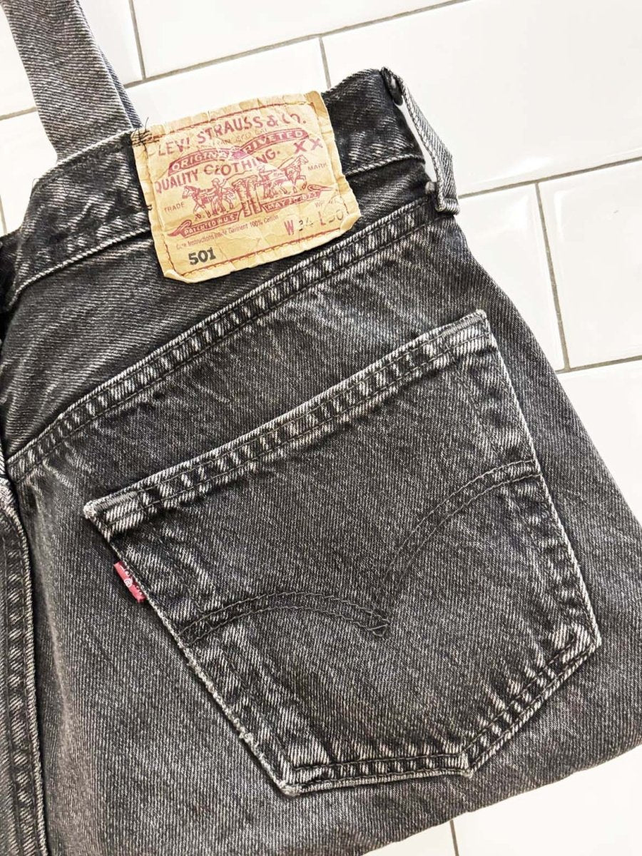 vintage 90s levi's denim tote bag | rework - good market thrift store