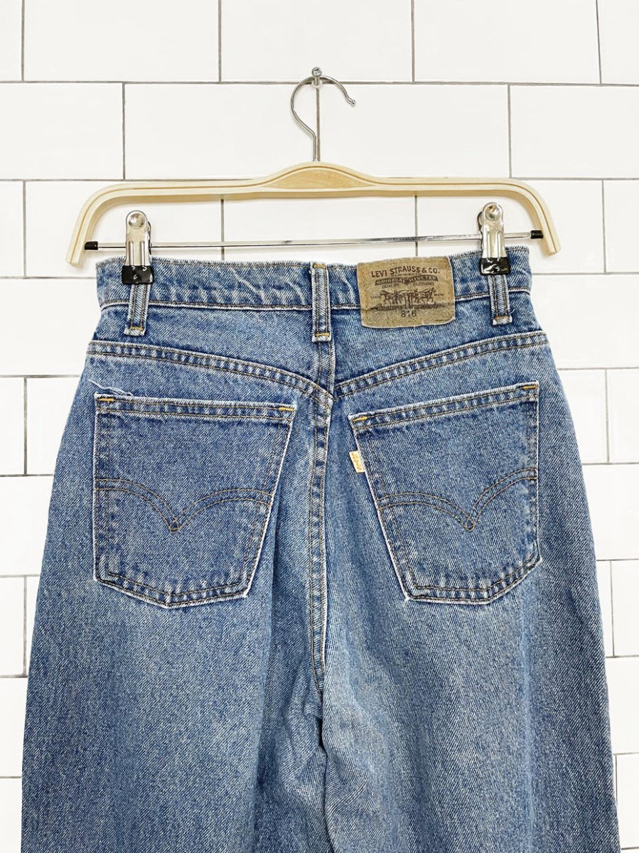 vintage 90s levi's orange tab 816 relaxed fit mom jeans - good market thrift store