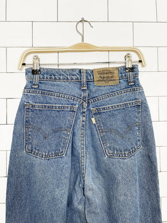 vintage 90s levi's orange tab 816 relaxed fit mom jeans - good market thrift store