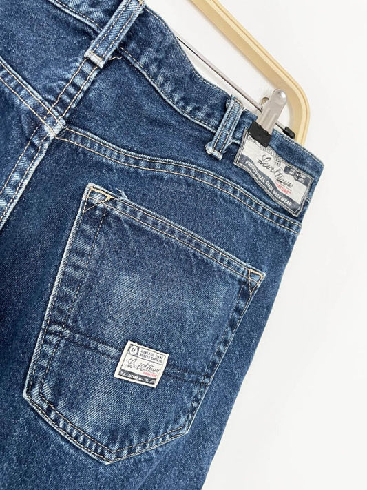 vintage 90s levi's workwear fit double knee baggy jeans | white tab - good market thrift store