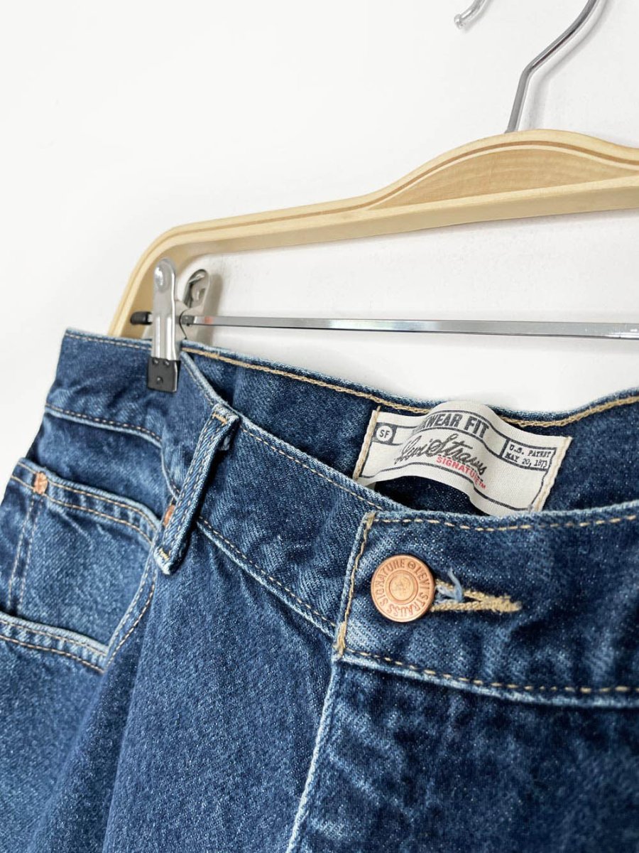 vintage 90s levi's workwear fit double knee baggy jeans | white tab - good market thrift store