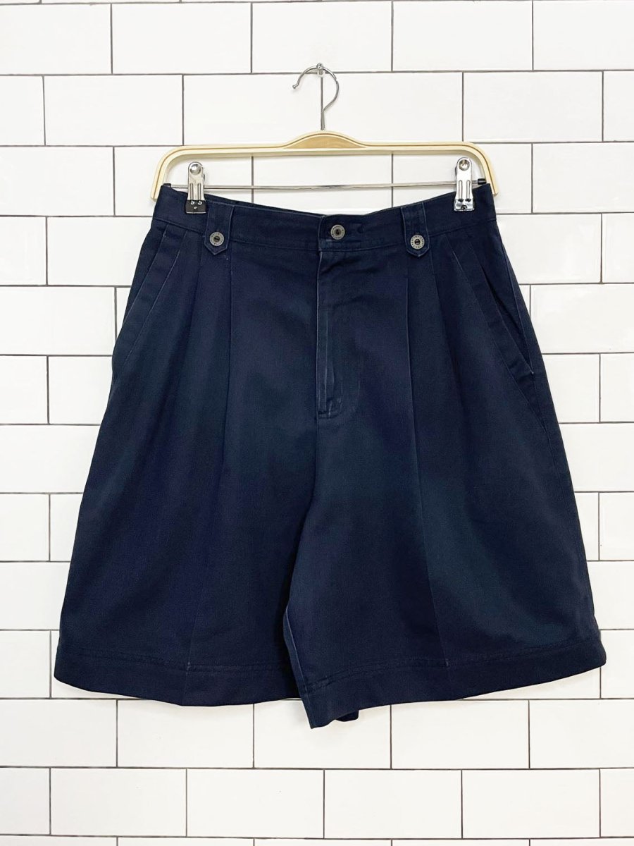vintage 90s lizsport pleated trouser shorts - good market thrift store