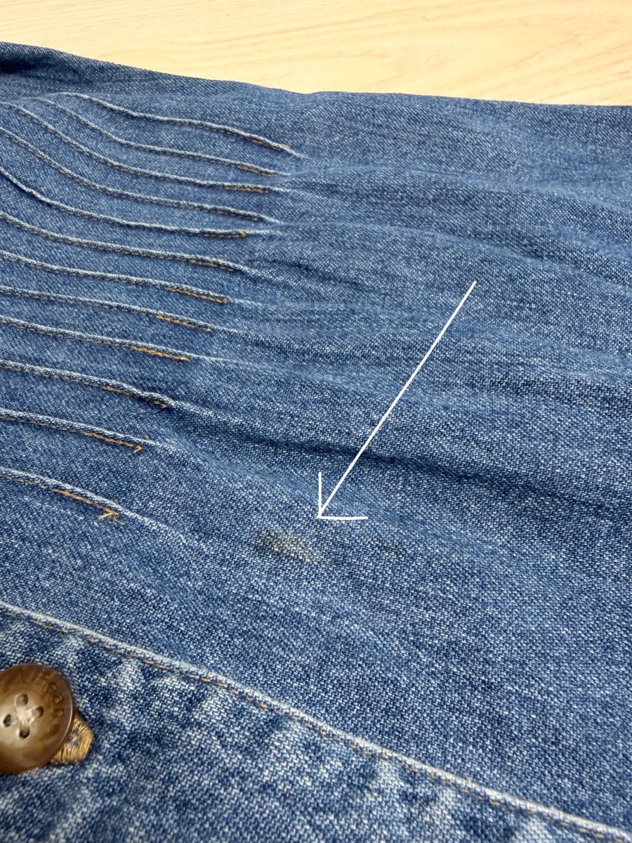 vintage 90s ll bean pintuck denim midi dress - good market thrift store
