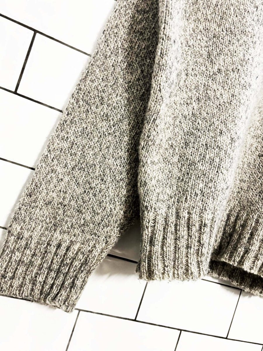 vintage 90s london fog wool - blend shawl collar knit sweater - good market thrift store