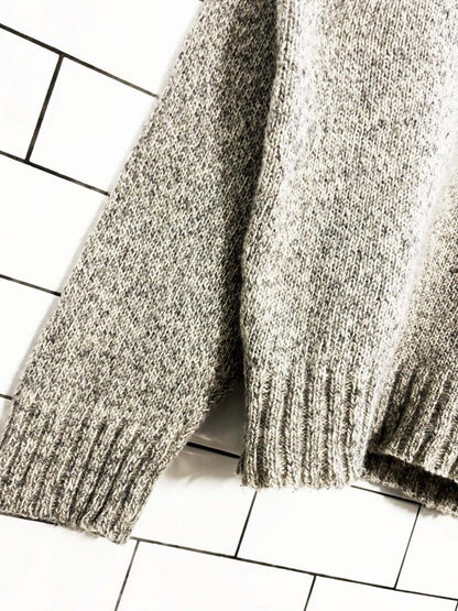 vintage 90s london fog wool - blend shawl collar knit sweater - good market thrift store