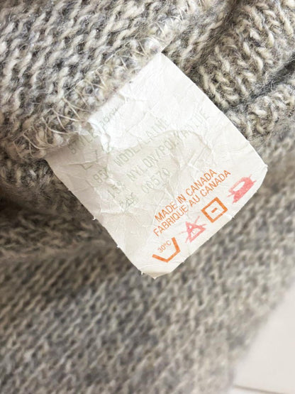 vintage 90s london fog wool - blend shawl collar knit sweater - good market thrift store