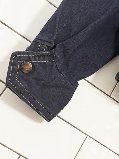 vintage 90s mark IV snap button denim jacket | made in Canada - good market thrift store