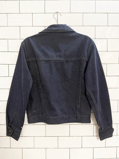 vintage 90s mark IV snap button denim jacket | made in Canada - good market thrift store