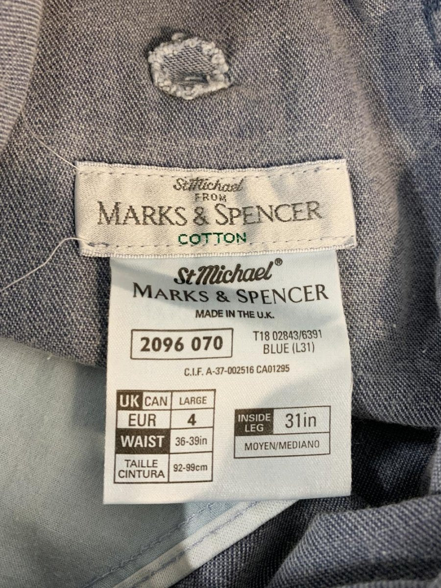 vintage 90s mark & spencer relaxed denim cottage pants - good market thrift store
