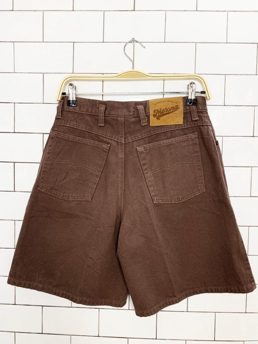 vintage 90s merona denim shorts | made in USA - good market thrift store