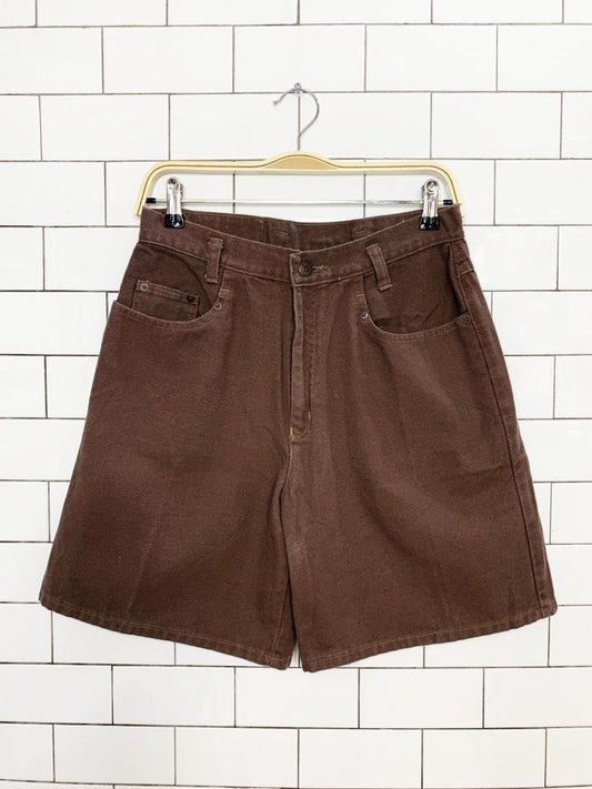 vintage 90s merona denim shorts | made in USA - good market thrift store