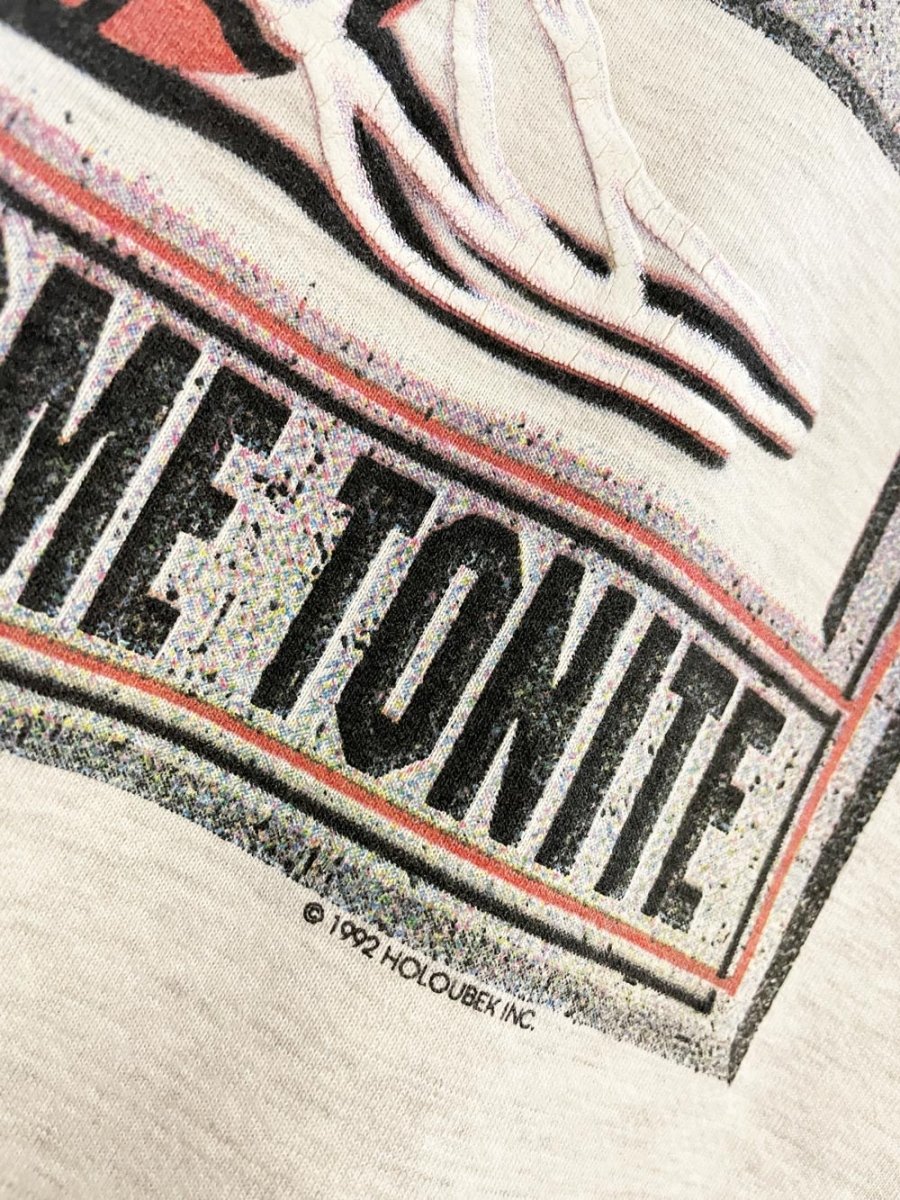 vintage 90s miller slam one home tonight sweatshirt | jerzees | basketball - good market thrift store