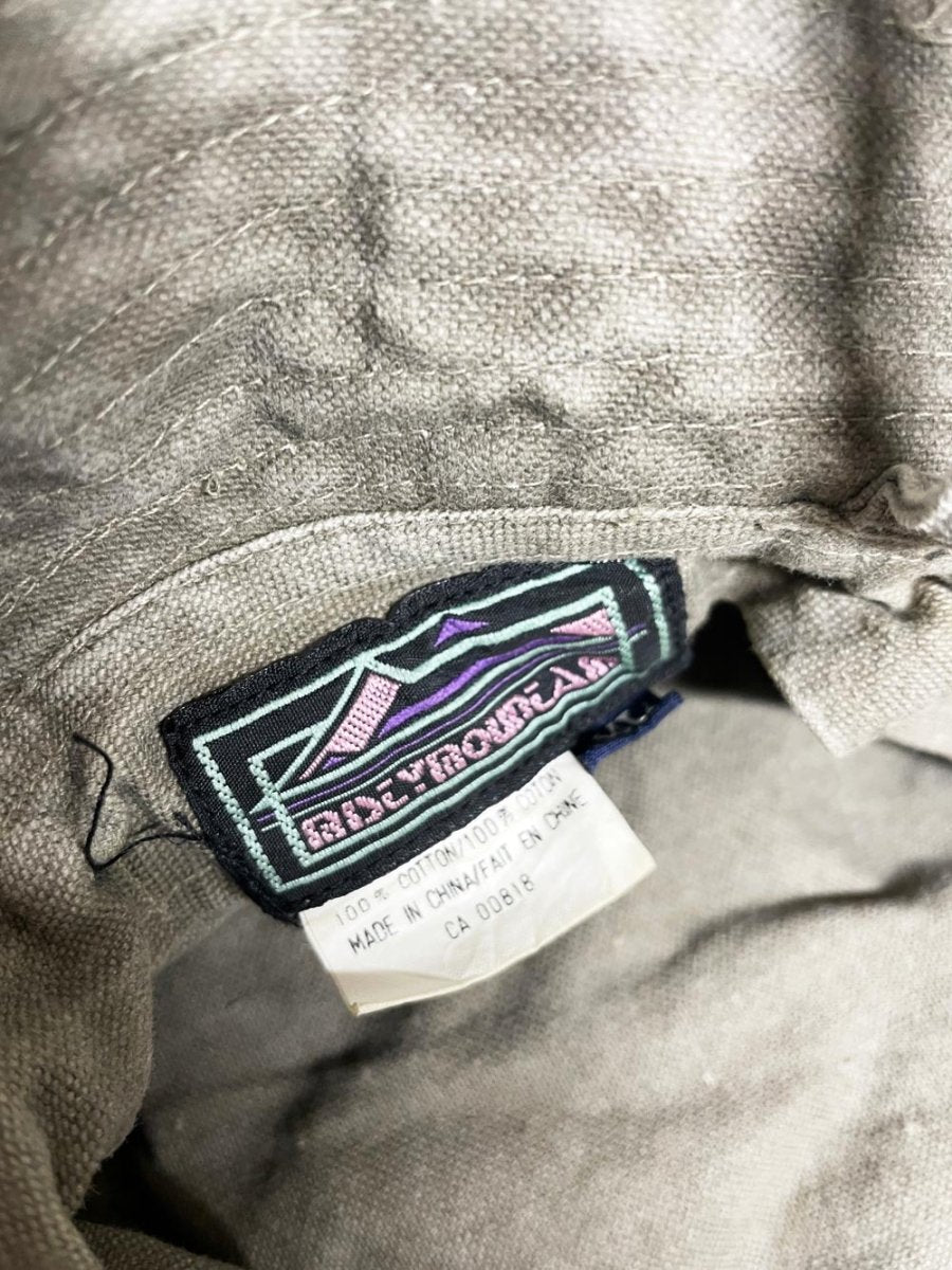 vintage 90s misty mountain outdoors brimmed snap side hat - good market thrift store