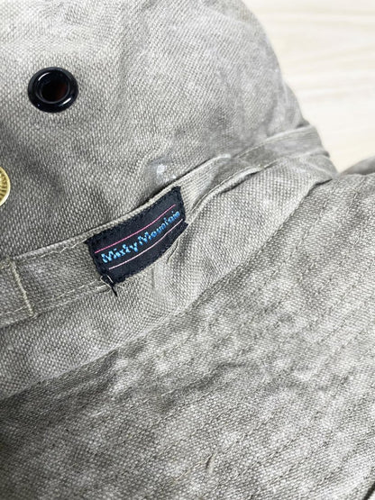 vintage 90s misty mountain outdoors brimmed snap side hat - good market thrift store